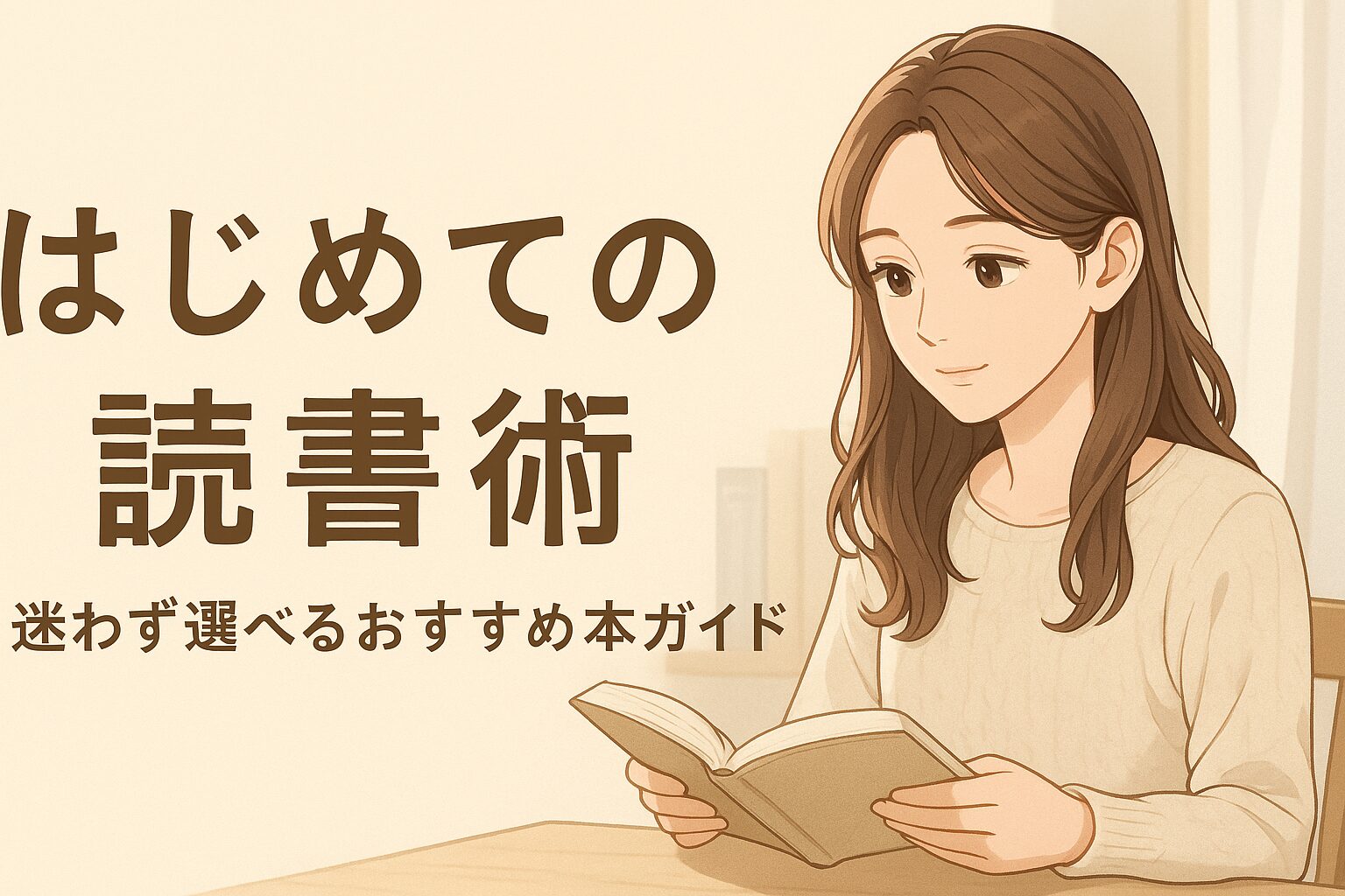 はじめての読書術｜迷わず選べるおすすめ本ガイド